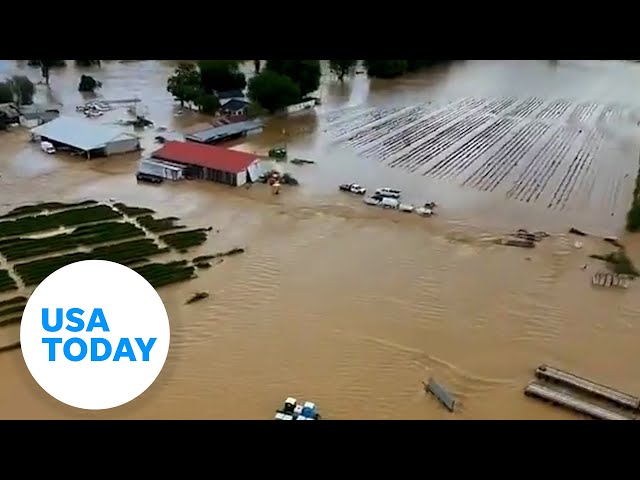 ⁣Dams were near failure after Helene's extreme rainfall in Tennessee | USA TODAY