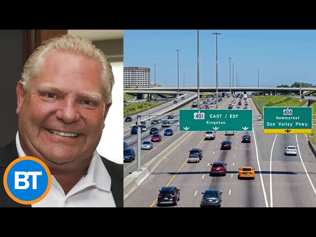 ⁣Doug Ford wants to build a tunnel underneath the 401 — we have some thoughts