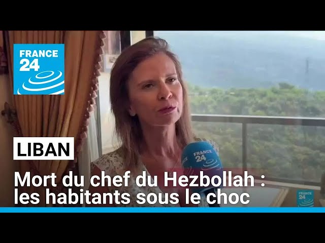 ⁣Les Libanais réagissent à la mort du chef du Hezbollah • FRANCE 24