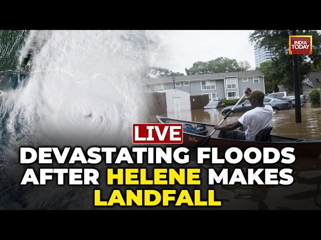 ⁣LIVE: Over 40 People Dead As Hurricane Helene Sweeps Through America | Hurricane News