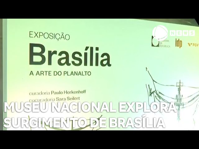 ⁣Exposição "Brasília, a Arte do Planalto" explora o surgimento da capital