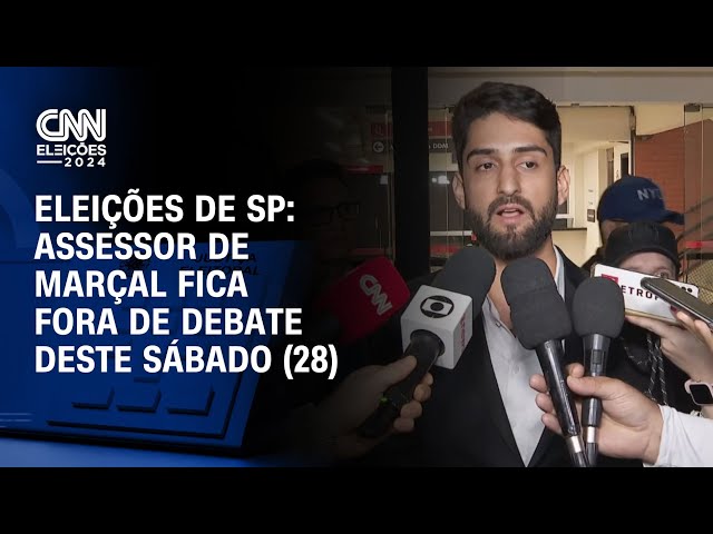 ⁣Eleições SP: assessor de Marçal fica fora de debate deste sábado (28) | AGORA CNN