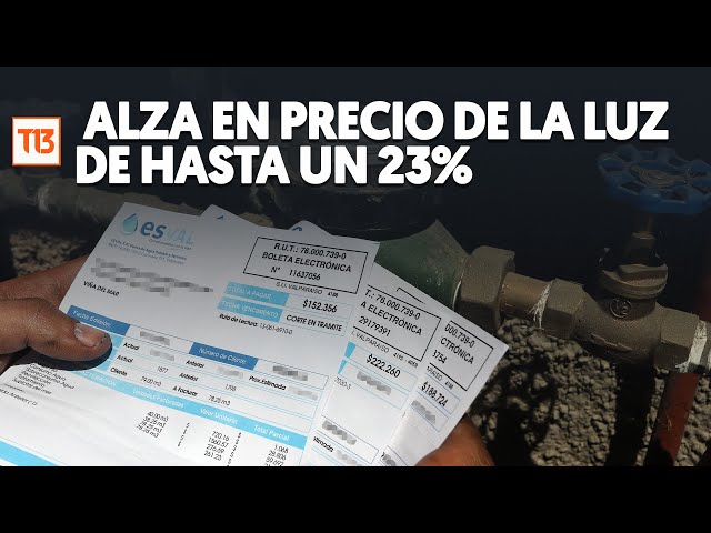 ⁣A prepararse: Alza en precio de la luz sería de hasta un 23%