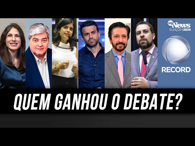 ⁣VEJA O QUE ACONTECEU NO DEBATE DA RECORD ENTRE NUNES, MARÇAL, BOULOS, TABATA, DATENA E MARINA