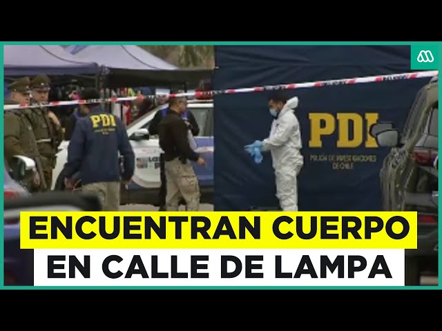 ⁣Hallan cuerpo de hombre en calle de Lampa: Víctima tenía antecedentes penales