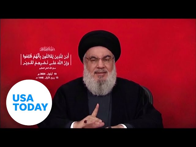 ⁣Hezbollah leader Hassan Nasrallah killed by Israeli air strike | USA TODAY