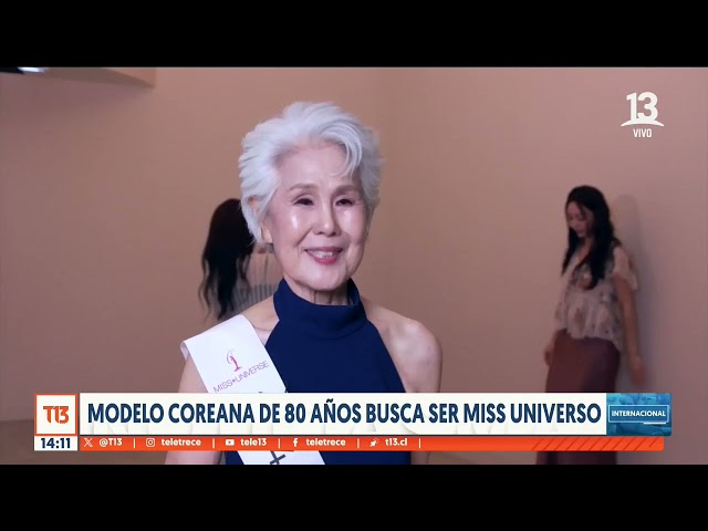 Modelo coreana de 80 años busca ser Miss Universo