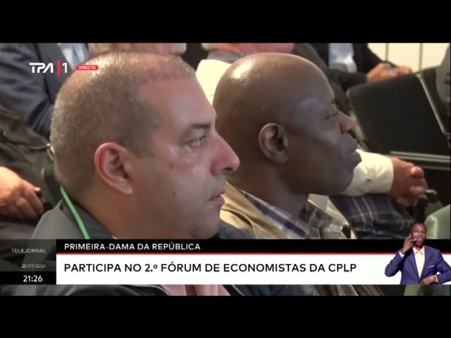 ⁣Primeira dama da República -Participa no 2º fórum da CPLP