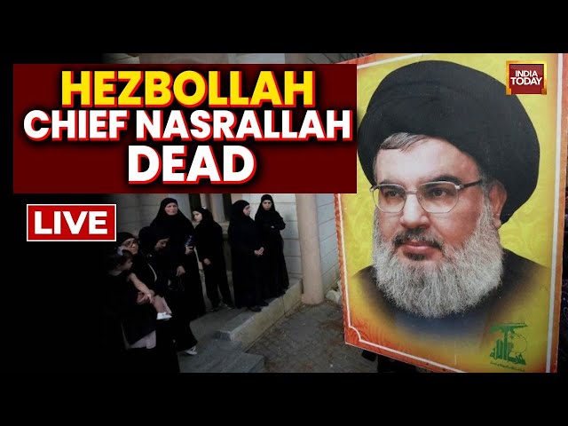 ⁣LIVE| Israel-Hezbollah War: Hezbollah Chief Hassan Nasrallah Dead | Hassan Nasrallah Death Confirmed