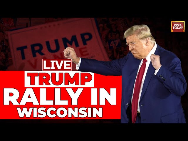 ⁣Trump Speech Live: Trump Wisconsin Rally Live | Trump Prairie du Chien Rally | US Elections 2024