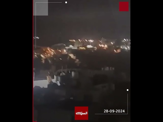 ⁣شاهد | لحظة سقوط صاروخ على مستوطنة "معاليه أدوميم"