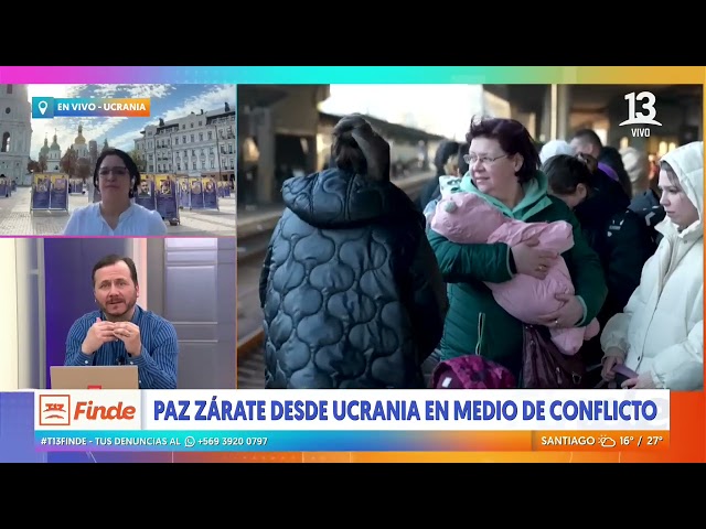 Paz Zárate en vivo desde Ucrania en medio de conflicto