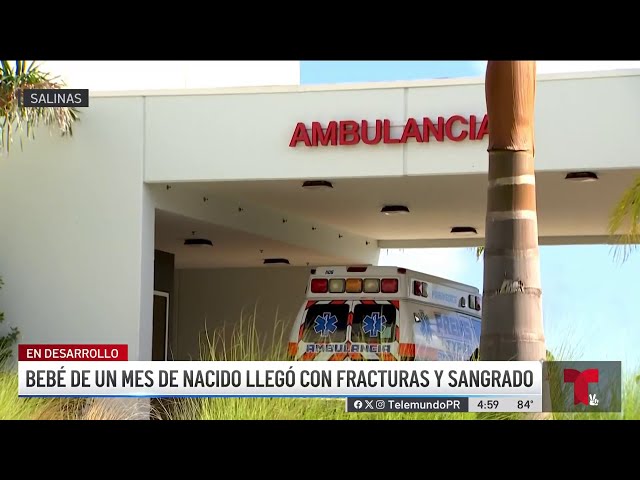 ⁣Investigan si hubo maltrato contra bebé llevado a hospital por reflujo