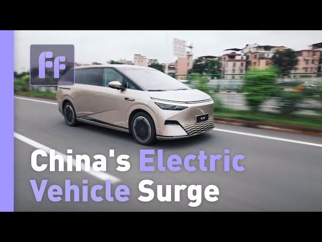 ⁣China's electric vehicle surge