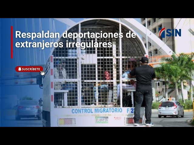 ⁣Respaldan deportaciones de extranjeros irregulares. Cortesía de José Peguero