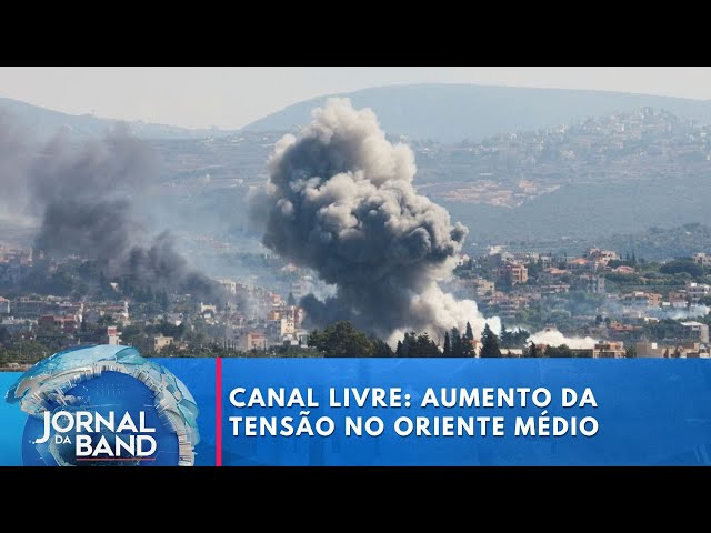 ⁣Conflito no Oriente Médio é tema do Canal Livre deste domingo | Jornal da Band