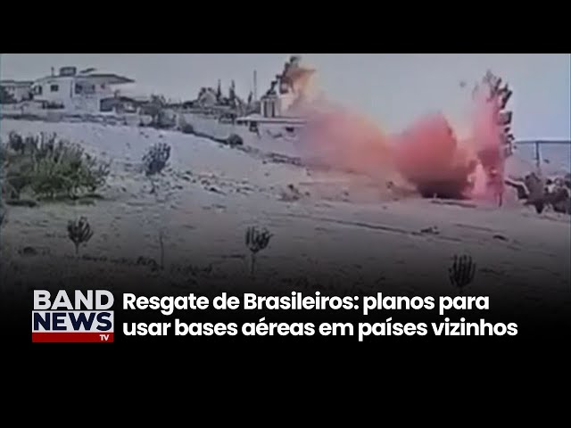 ⁣Governo estuda resgate de brasileiros no Líbano l BandNews TV