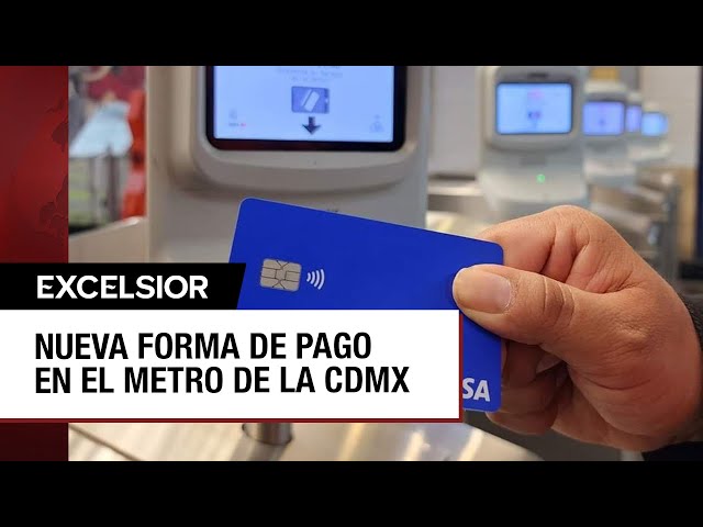 ⁣Metro de la CDMX ya acepta tarjetas de débito y crédito para ingresar