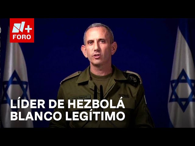 ⁣Ejército israelí declara que Hassan Nasrallah era un objetivo legítimo - Las Noticias