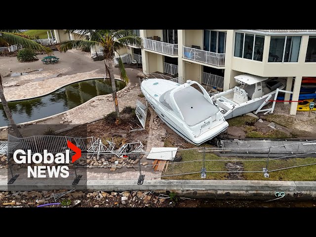 ⁣Hurricane Helene leaves daunting clean-up after deadly storm