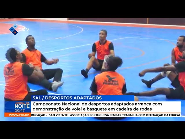 ⁣CANADEP arranca com demonstração de volei e basquete em cadeira de rodas