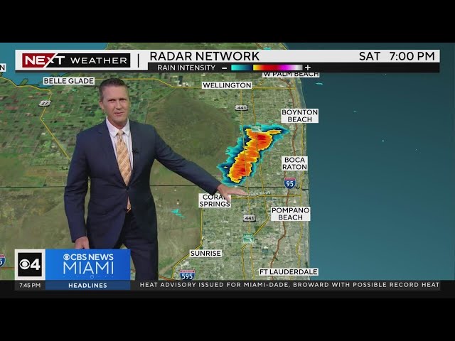 South Florida 7:30 p.m. Weather Forecast 9/28/2024