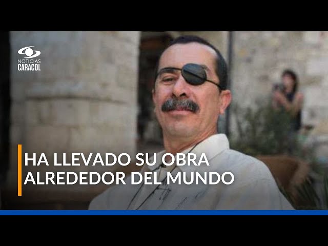 ⁣El artista quindiano Duván López recibió la medalla Simón Bolívar