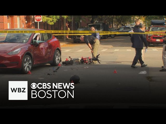 Person critically injured in crash involving car and scooter in Boston