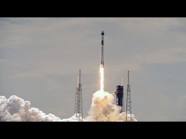 ⁣SpaceX launches rescue mission to bring stranded astronauts back from ISS