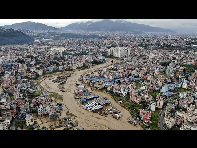 ⁣Severe floods in Nepal’s capital Kathmandu kills at least 66 people