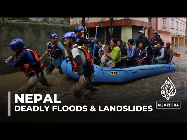 ⁣Over a hundred killed, dozens missing in Nepal floods and landslides