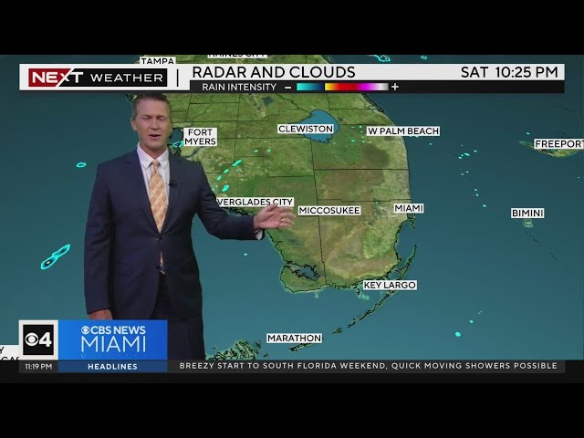 South Florida 11 p.m. Weather Forecast 9/28/2024