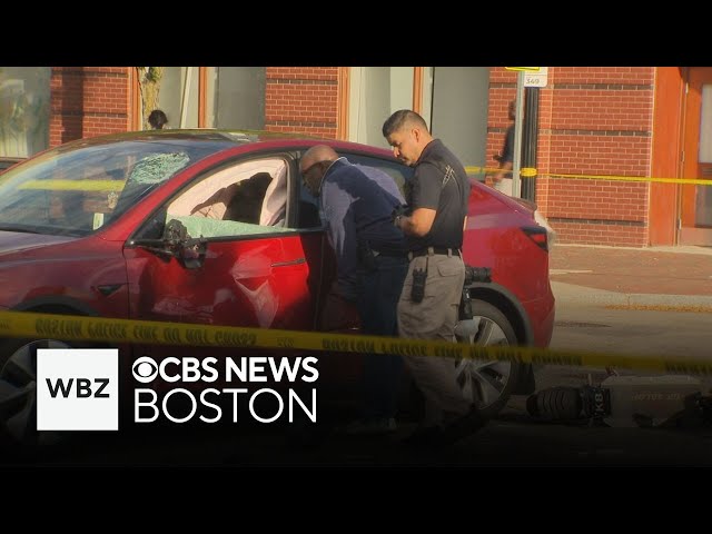 Man suffers life-threatening injuries in crash between car and scooter in Boston