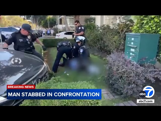 ⁣Confrontation leads to deadly stabbing in Beverly Hills, police say