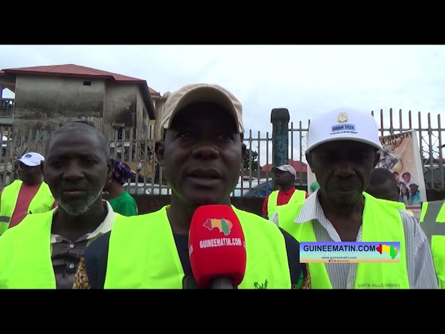 ⁣Lambanyi-Conakry: Sanita villes propres lance îlot d’assainissement pour des quartiers plus propres