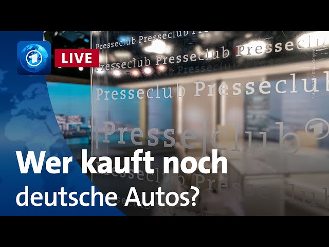 ⁣Deutsche Autoindustrie in der Krise | ARD-Presseclub