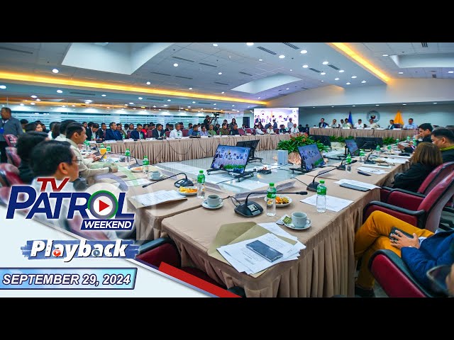 ⁣TV Patrol Weekend Playback | September 29, 2024