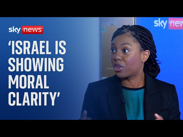 ⁣Kemi Badenoch: 'Israel is showing moral clarity in dealing with its enemies'