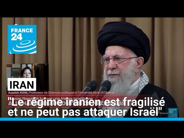 ⁣Azadeh Kian : "Le régime iranien est fragilisé et ne peut pas attaquer Israël" • FRANCE 24