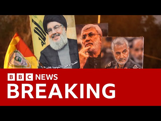 ⁣Israel striking more Hezbollah targets in Lebanon after killing leader | BBC News