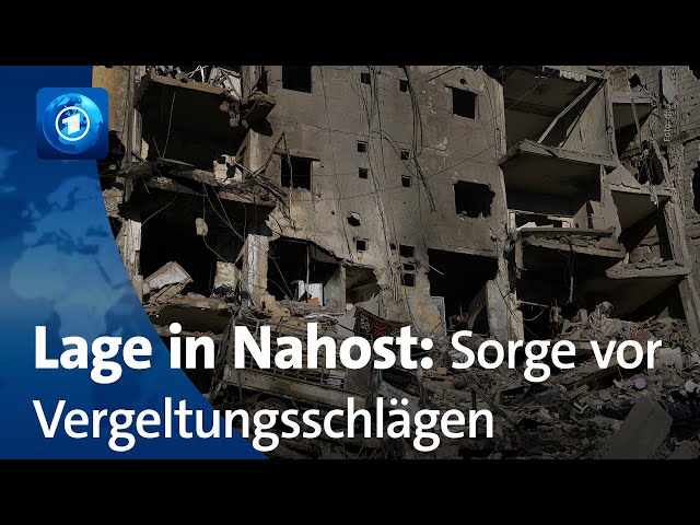 ⁣Sorge um Sicherheitslage im Nahen Osten