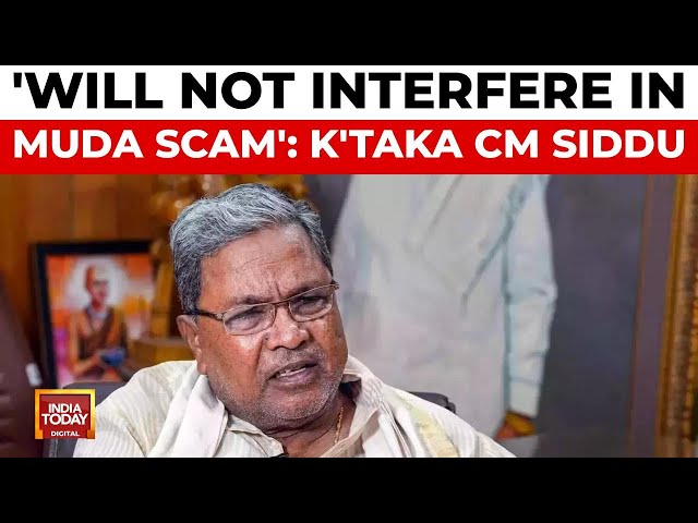 ⁣Karnataka CM Siddaramaiah Reacts On MUDA Scam, Refuses to Resign | India Today