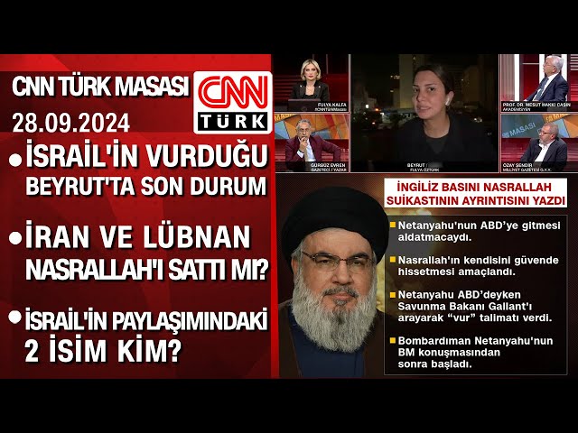 ⁣İran ve Lübnan, Nasrallah'ı sattı mı? İsrail'in paylaşımındaki 2 isim kim? -CNNTÜRKMasası 