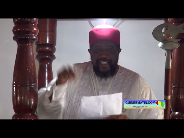 ⁣ Paix, cohésion, unité... Elhadj Mohamed Aly Soumah, imam de Kipé, dans son sermon de ce vendredi