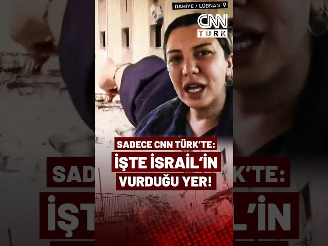 ⁣Bu Görüntüler Sadece CNN TÜRK'te! İşte İsrail'in Dahiye'de Vurduğu Yer!