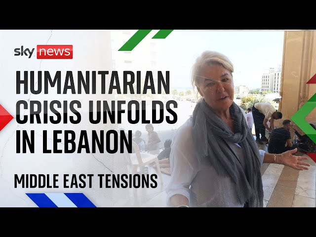 ⁣Lebanon: Millions displaced from homes as huge humanitarian crisis unfolds