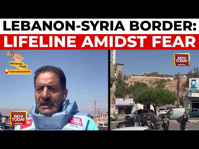 ⁣Ground Report | Lebanon-Syria Border: Lifeline Amidst Fear and Flight | Ashraf Wani | India Today