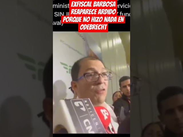 ⁣EXFISCAL BARBOSA REAPARECE ARDIDO PORQUE NO HIZO NADA EN ODEBRECHT