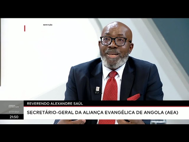 ⁣Reverendo Alexandre Saúl - Secretário-Geral da Aliança de Angola (AEA)