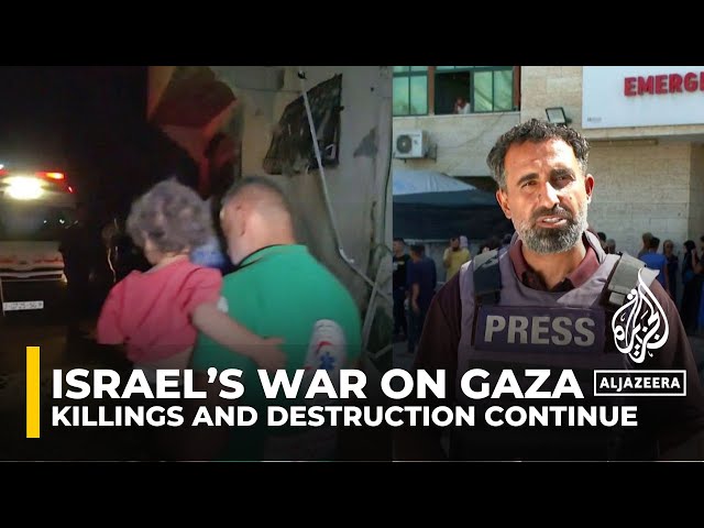 ⁣Killings and destruction continue on a large scale in Gaza: AJE correspondent